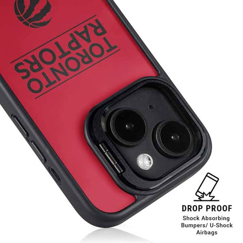 NBA Toronto Raptors Standard - Red iPhone 14 Kickstand Case